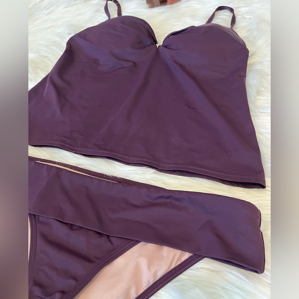 Victoria's Secret Deep Purple Tankini Swimwear
